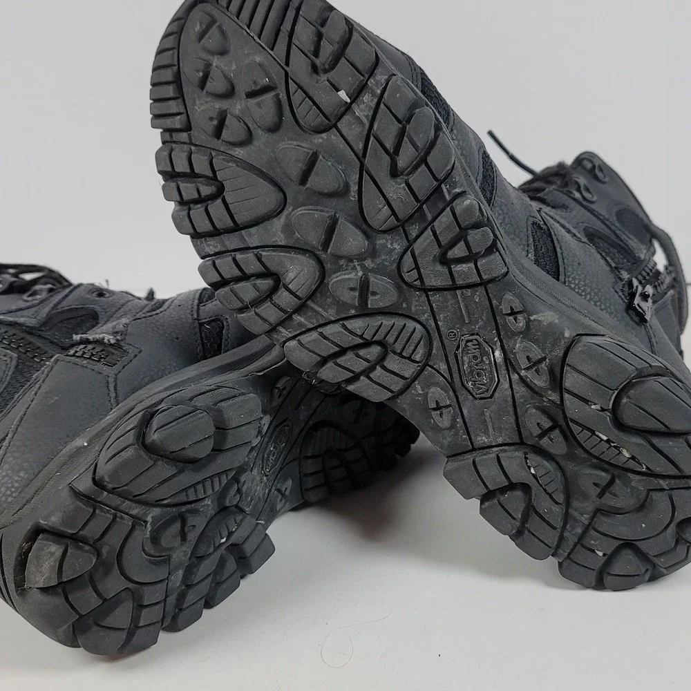 Merrell Tactical Moab 2 8 Waterproof Side Zip Boots Black J004109 Mens 10.5 M